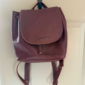 Portland Leather Brown Backpack